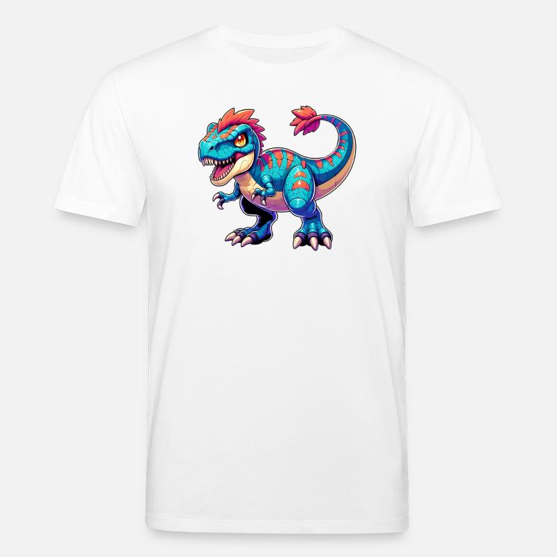 Dinosaurier - Stanley/Stella Unisex Bio-T-Shirt CREATOR  - Weiß