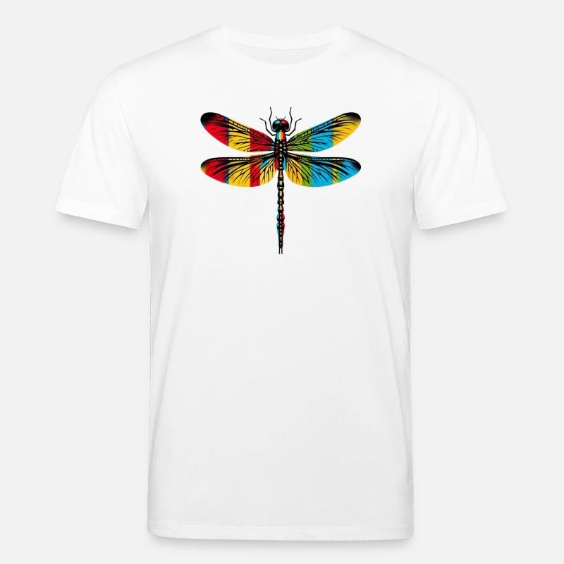Libellule - T-shirt bio CREATOR Stanley/Stella Unisexe - blanc