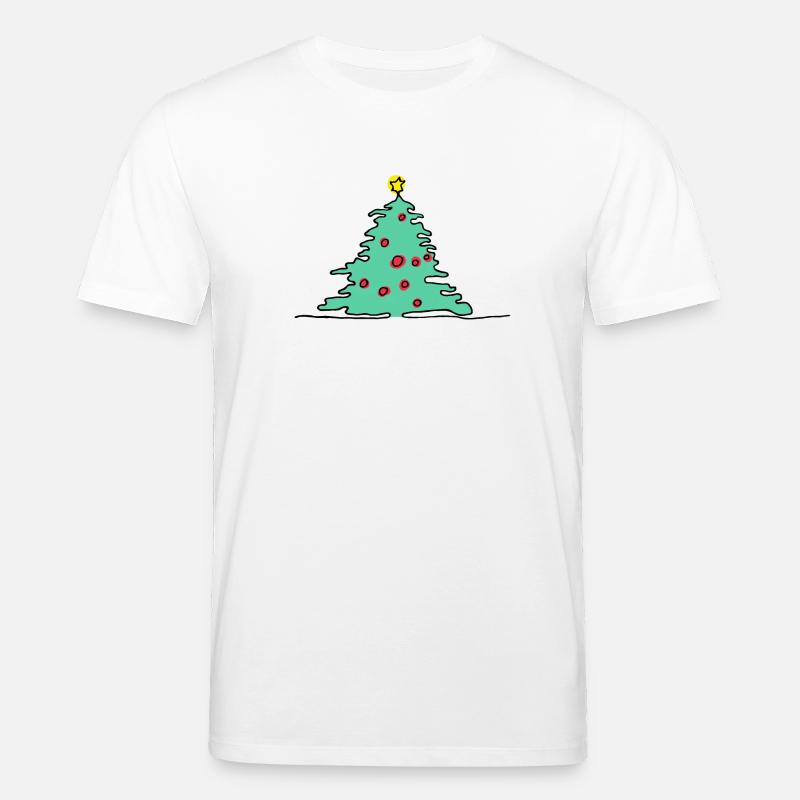 Sapin de Noël vert - T-shirt bio CREATOR Stanley/Stella Unisexe - blanc