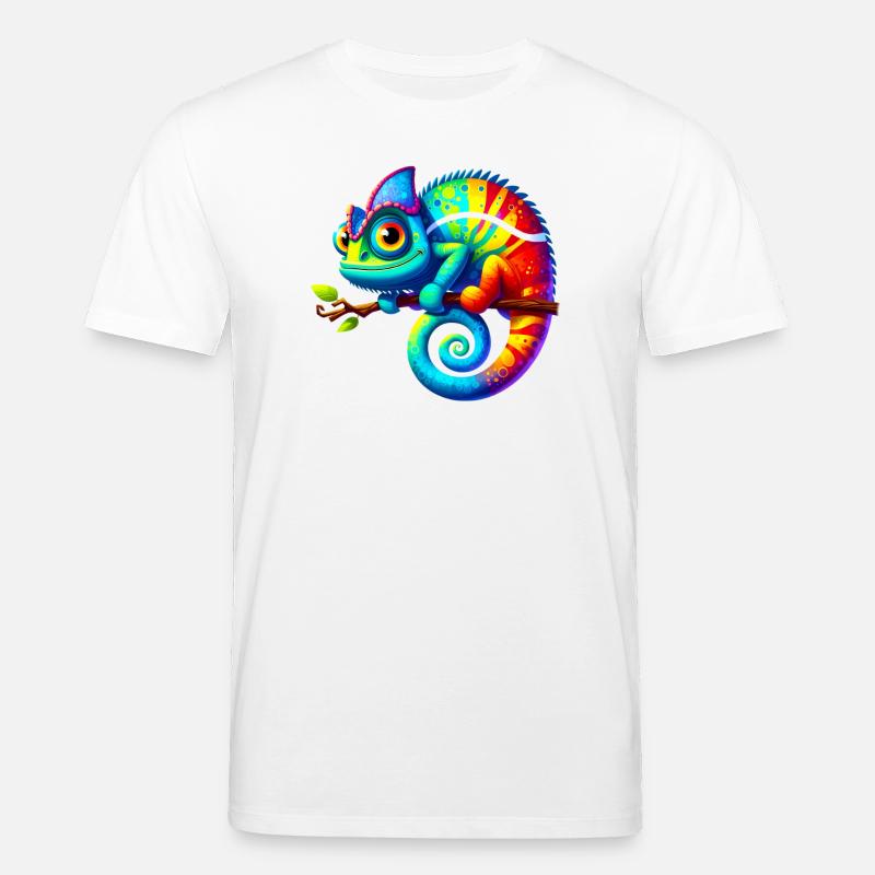 Chamäleon - Stanley/Stella Unisex Bio-T-Shirt CREATOR  - Weiß