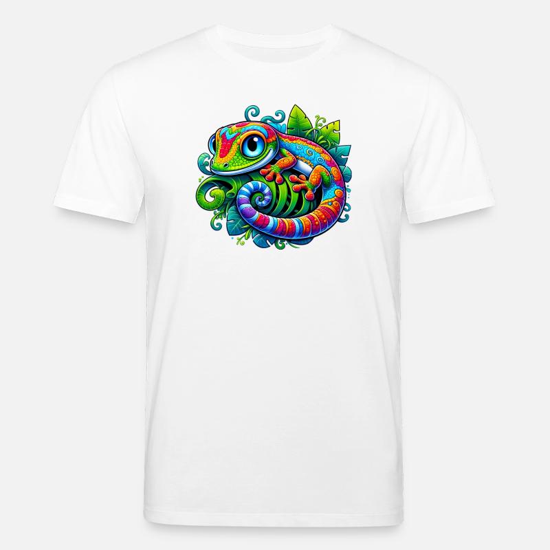 Gecko - Stanley/Stella Unisex Bio-T-Shirt CREATOR  - Weiß