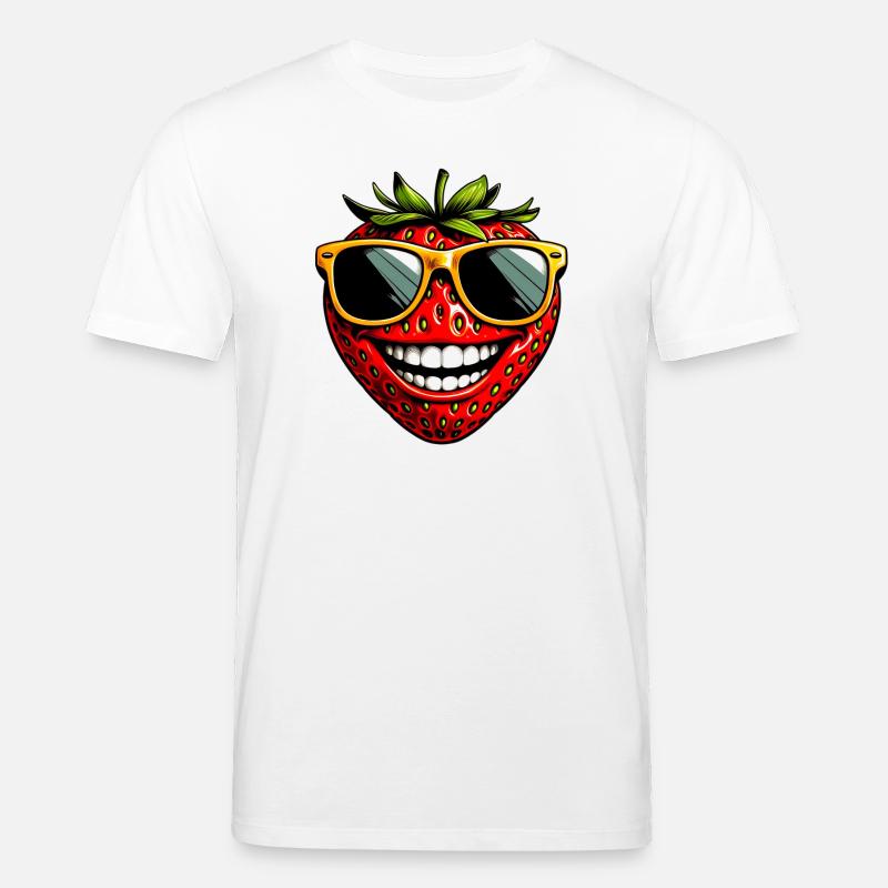 Erdbeeren Erdbeeren - Stanley/Stella Unisex Bio-T-Shirt CREATOR  - Weiß