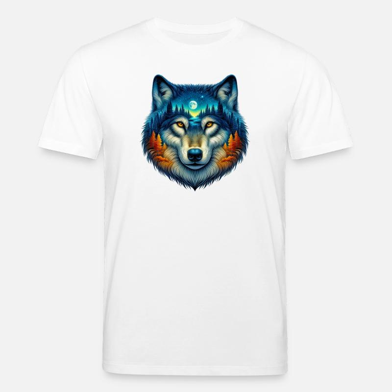 Wolf - Stanley/Stella Unisex Bio-T-Shirt CREATOR  - Weiß