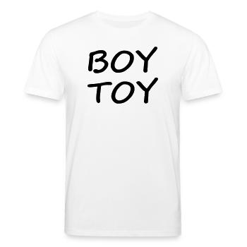 BOY TOY - Stanley/Stella Unisex Bio-T-Shirt CREATOR  - Weiß - Vorne - Alina (178cm) & Michal (187cm)