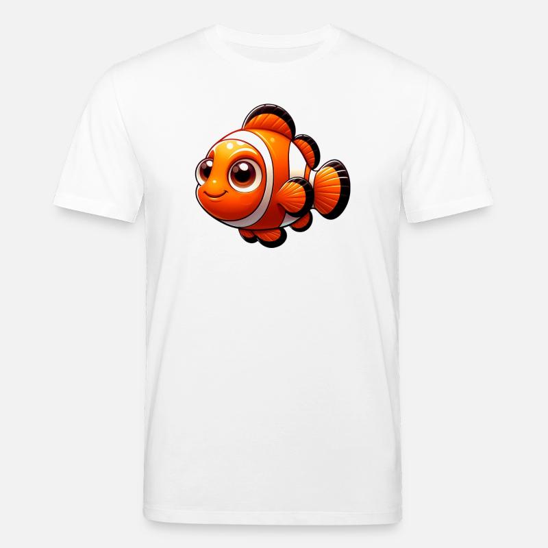 Clownfisch - Stanley/Stella Unisex Bio-T-Shirt CREATOR  - Weiß