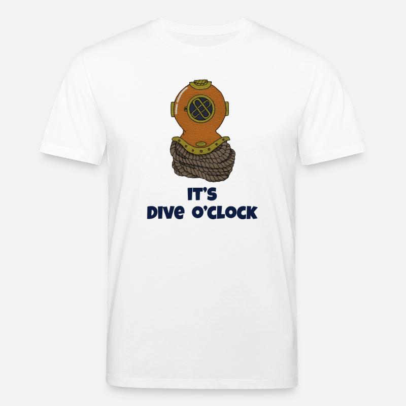 Son casque de plongée - T-shirt bio CREATOR Stanley/Stella Unisexe - blanc