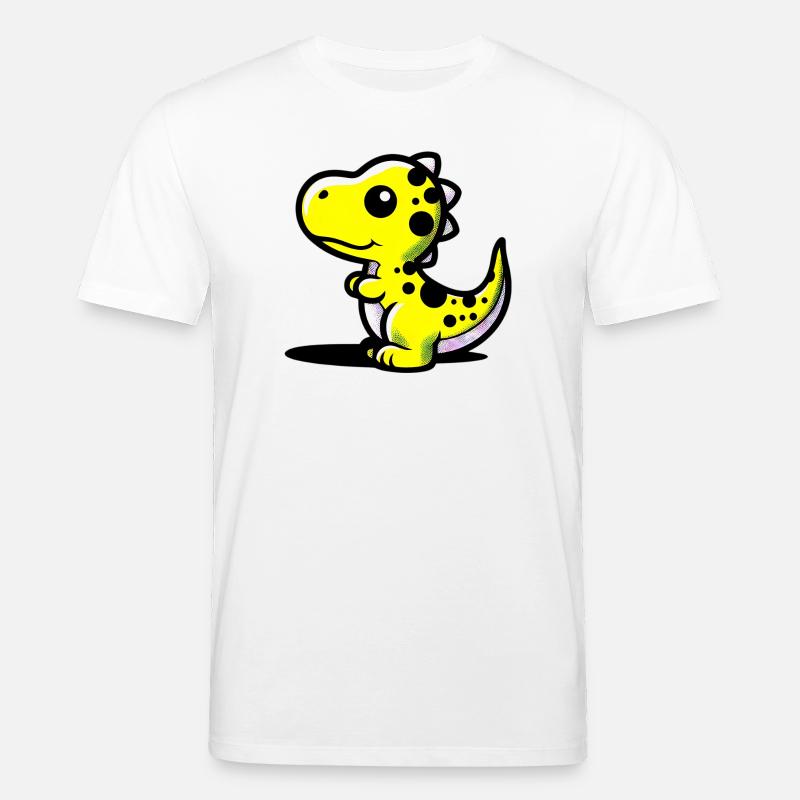 Dinosaurier - Stanley/Stella Unisex Bio-T-Shirt CREATOR  - Weiß