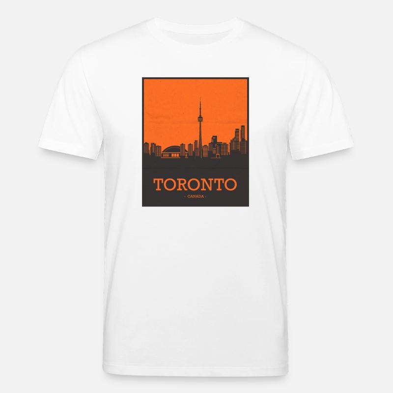 Toronto Canada Skyline - Stanley/Stella Unisex Bio-T-Shirt CREATOR  - Weiß