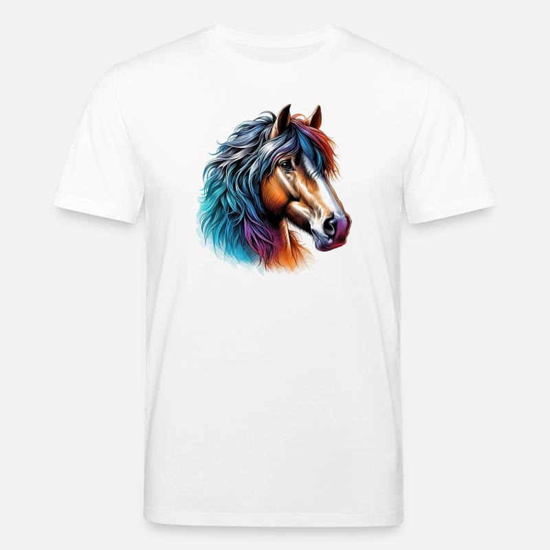 Pferd - Stanley/Stella Unisex Bio-T-Shirt CREATOR  - Weiß