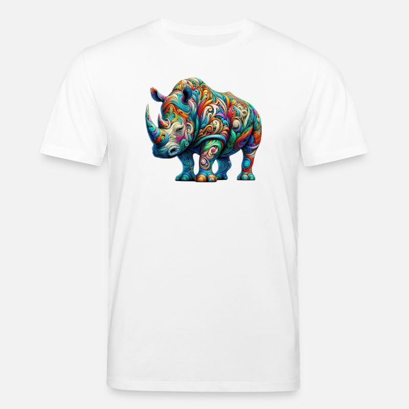 Nashorn - Stanley/Stella Unisex Bio-T-Shirt CREATOR  - Weiß