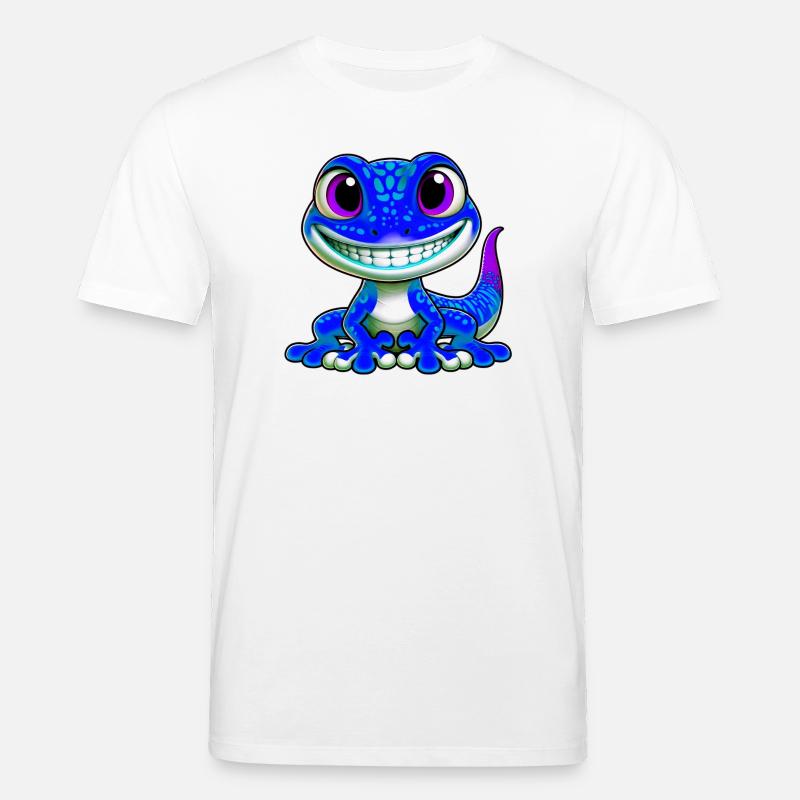 Gecko - T-shirt bio CREATOR Stanley/Stella Unisexe - blanc