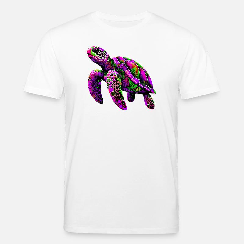 Schildkröte - Stanley/Stella Unisex Bio-T-Shirt CREATOR  - Weiß