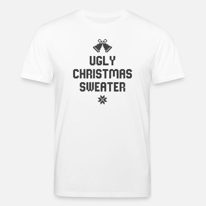 Pull de Noël moche - T-shirt bio CREATOR Stanley/Stella Unisexe - blanc