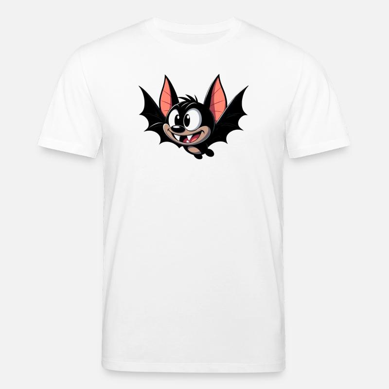 Fledermaus - Stanley/Stella Unisex Bio-T-Shirt CREATOR  - Weiß