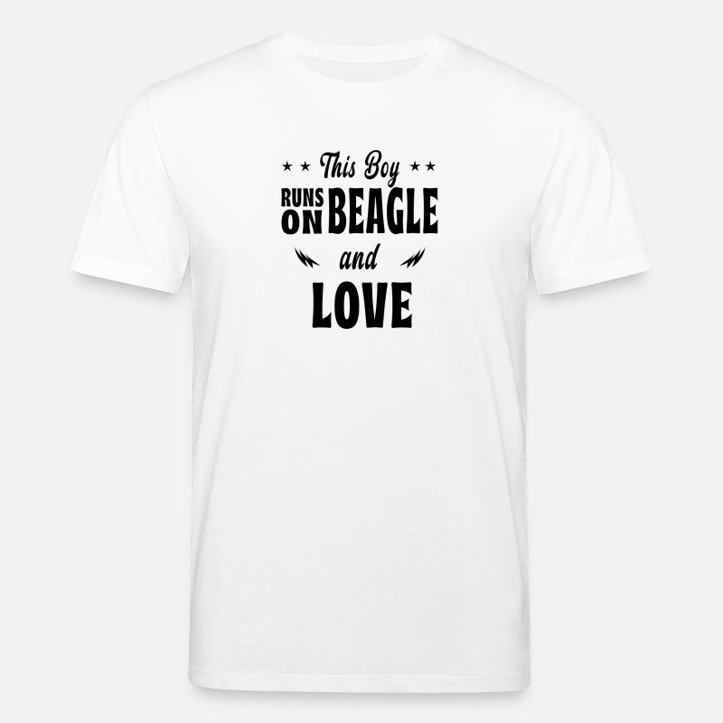 Dieser Junge Beagle Design - Stanley/Stella Unisex Bio-T-Shirt CREATOR  - Weiß