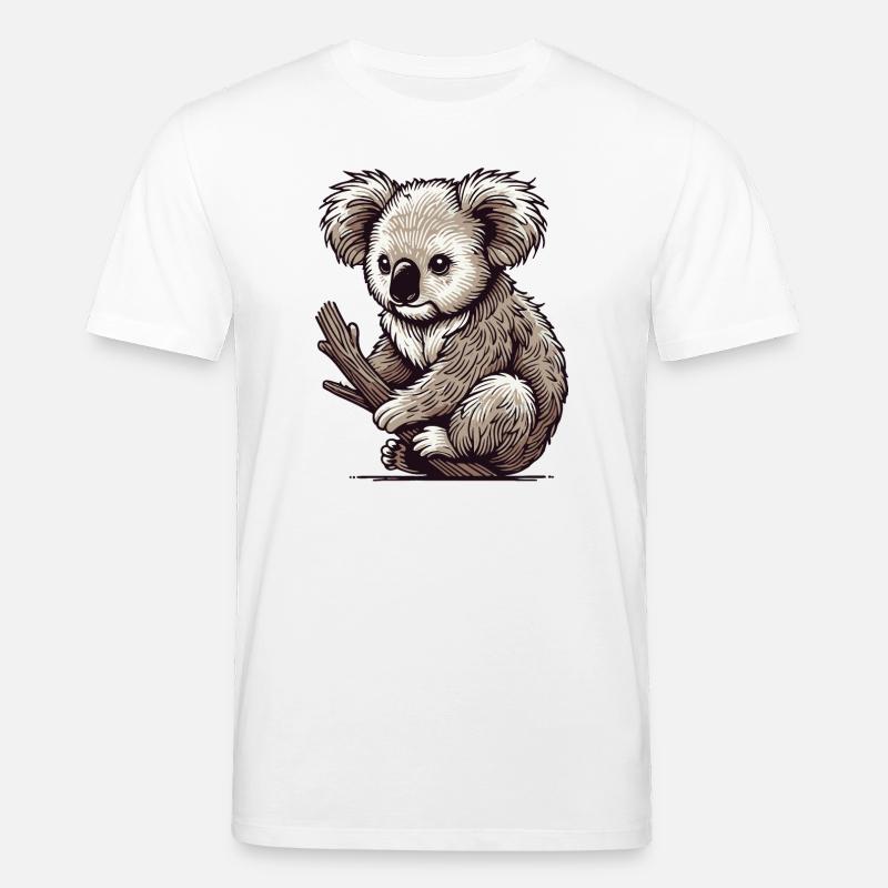 Koala - T-shirt bio CREATOR Stanley/Stella Unisexe - blanc