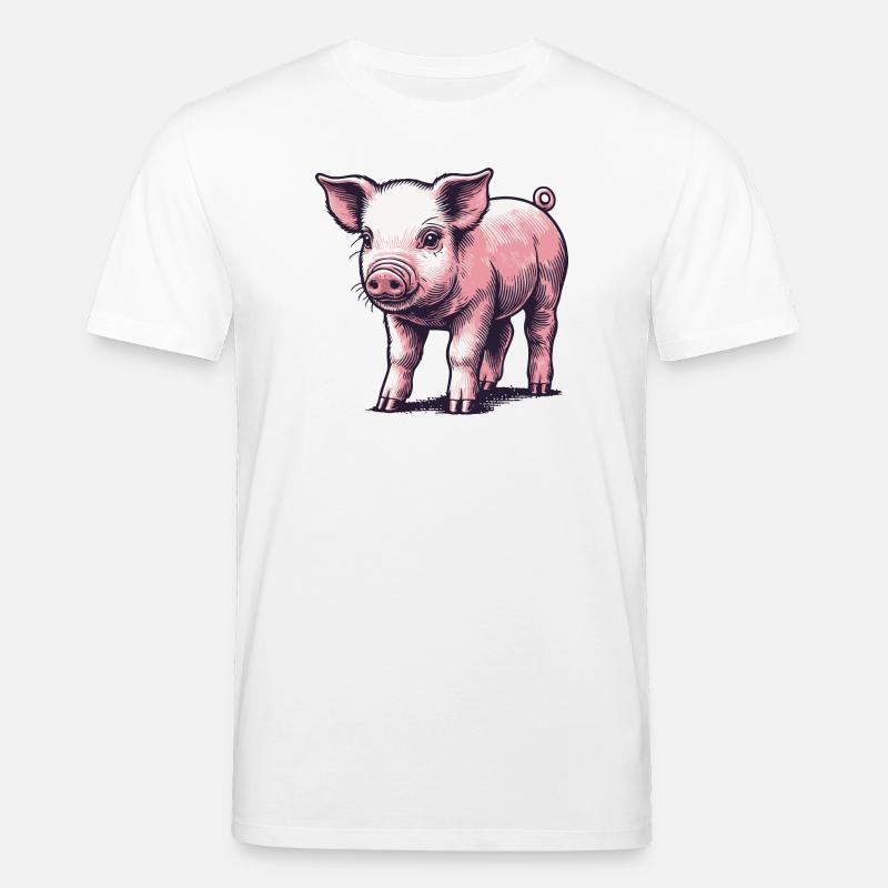 Ferkel - Stanley/Stella Unisex Bio-T-Shirt CREATOR - Weiß