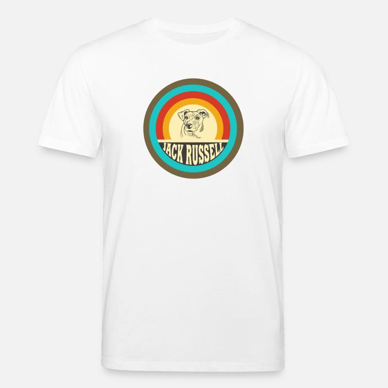 Jack Russell Terrier Design - Stanley/Stella Unisex Bio-T-Shirt CREATOR  - Weiß