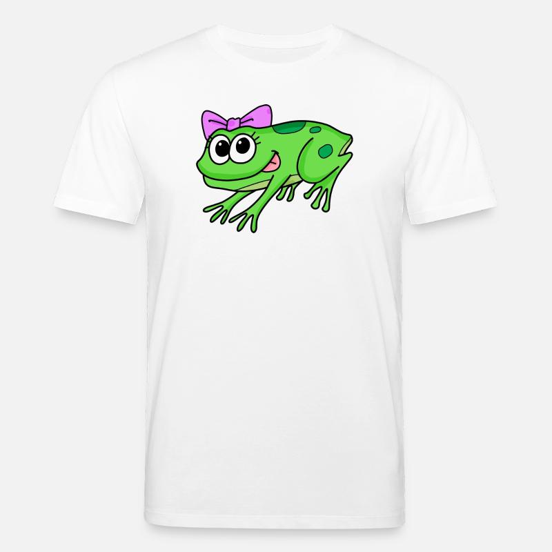 Frosch Mädchen Dame - Stanley/Stella Unisex Bio-T-Shirt CREATOR  - Weiß