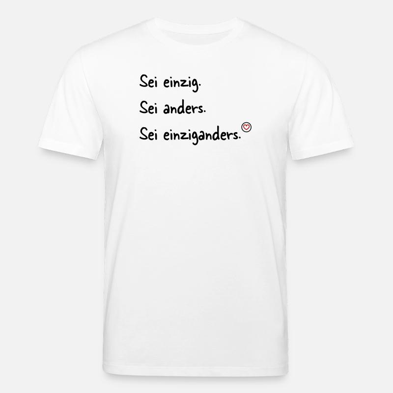 Sei einziganders - Stanley/Stella Unisex Bio-T-Shirt CREATOR  - Weiß