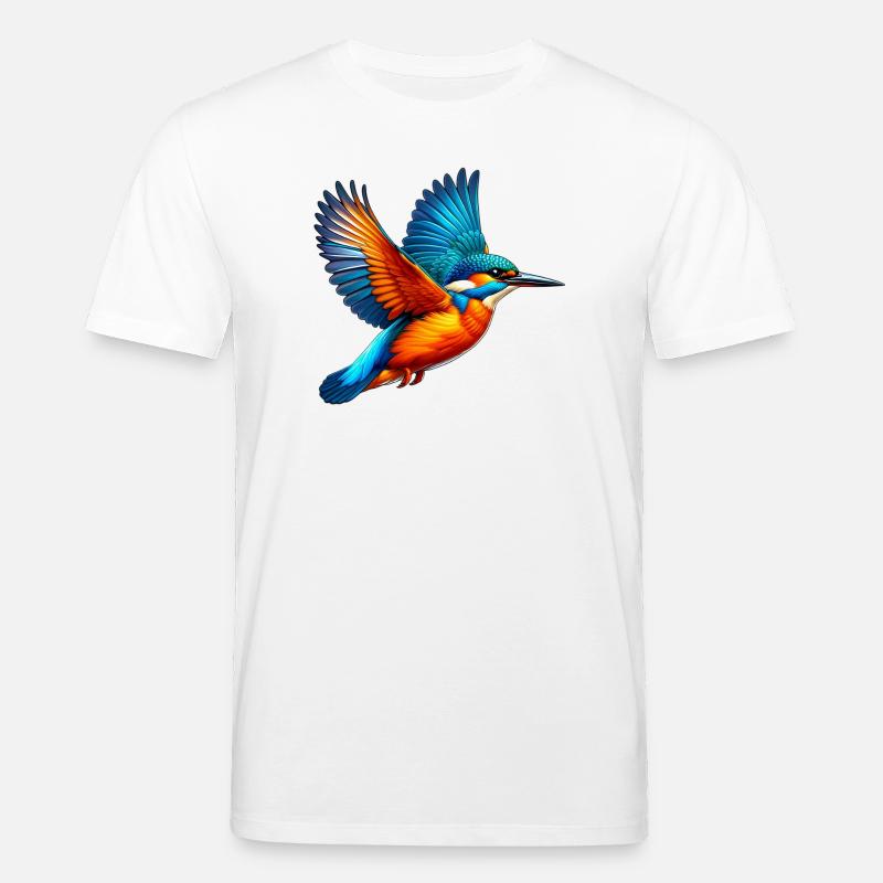 Eisvogel - Stanley/Stella Unisex Bio-T-Shirt CREATOR  - Weiß