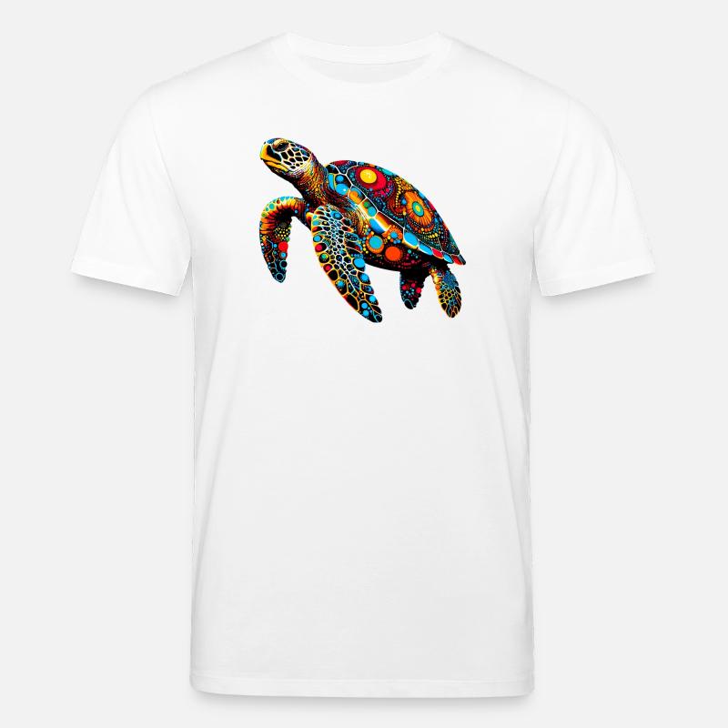 Schildkröte - Stanley/Stella Unisex Bio-T-Shirt CREATOR  - Weiß