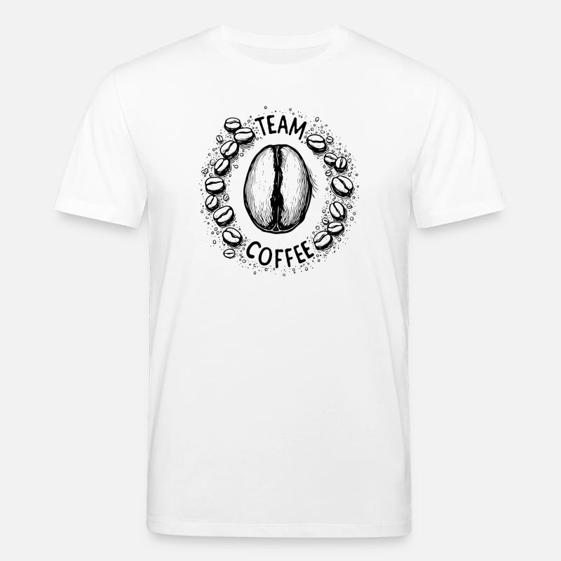 Team Coffee , Team Kaffee, Kaffee Lover - Stanley/Stella Unisex Bio-T-Shirt CREATOR  - Weiß