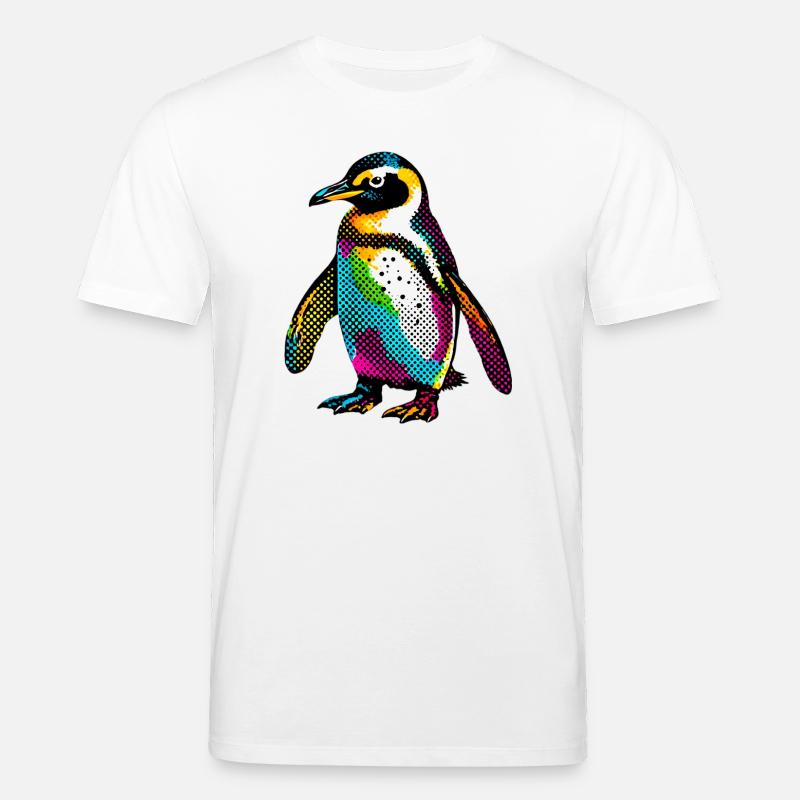 Pingouin - T-shirt bio CREATOR Stanley/Stella Unisexe - blanc