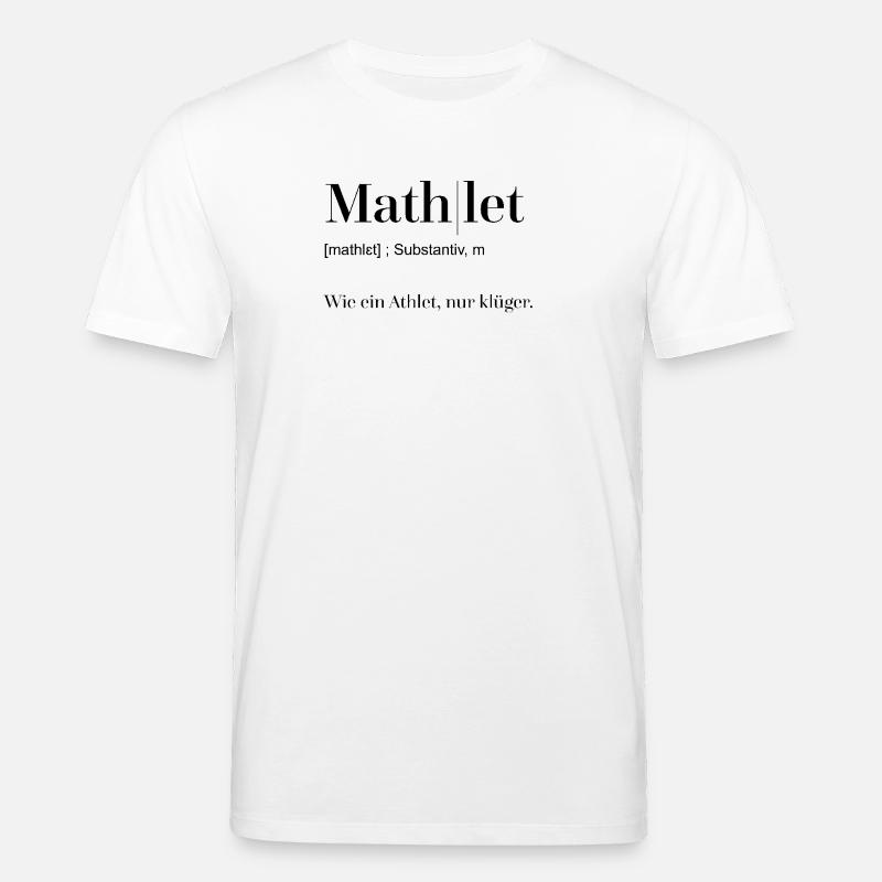 Dictionnaire Mathlet - T-shirt bio CREATOR Stanley/Stella Unisexe - blanc