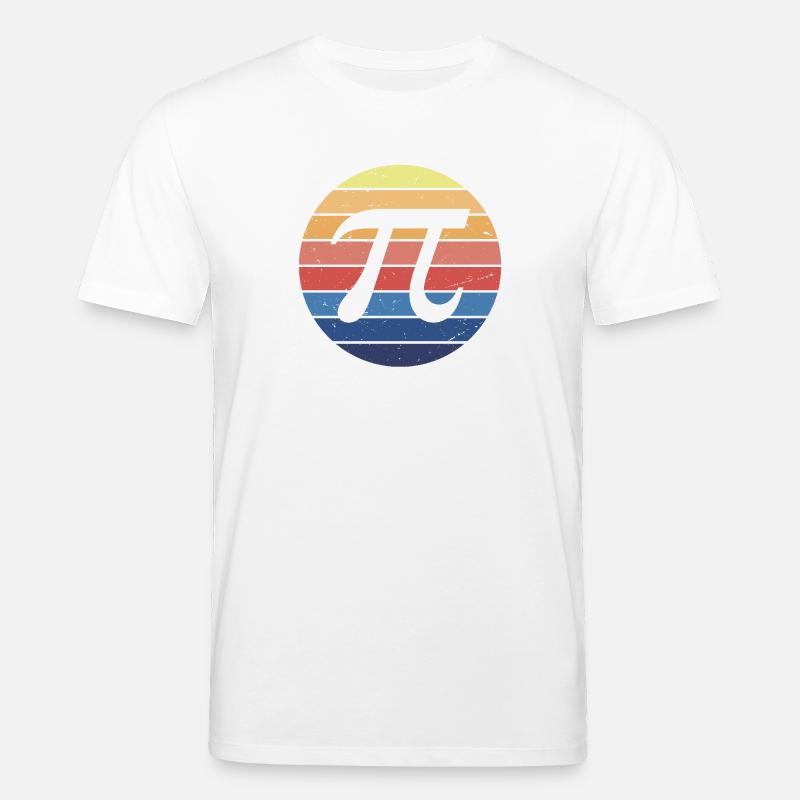 Math Pi Rétro - T-shirt bio CREATOR Stanley/Stella Unisexe - blanc