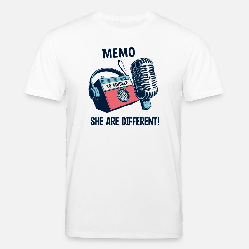 Sie sind anders ! - Stanley/Stella Unisex Bio-T-Shirt CREATOR  - Weiß