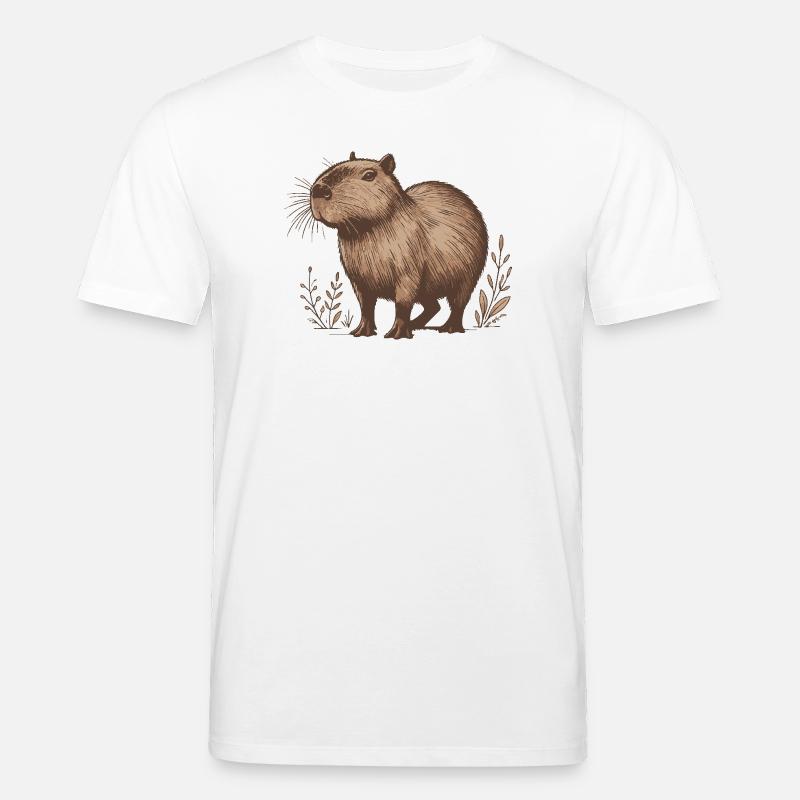 Capybara - Stanley/Stella Unisex Bio-T-Shirt CREATOR - Weiß