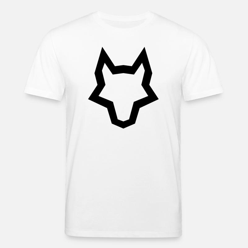 LOGO des Wolfes - Stanley/Stella Unisex Bio-T-Shirt CREATOR  - Weiß
