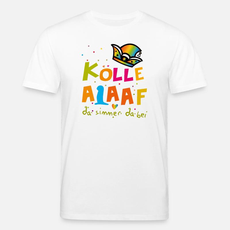 Carnaval d’Alaaf - T-shirt bio CREATOR Stanley/Stella Unisexe - blanc