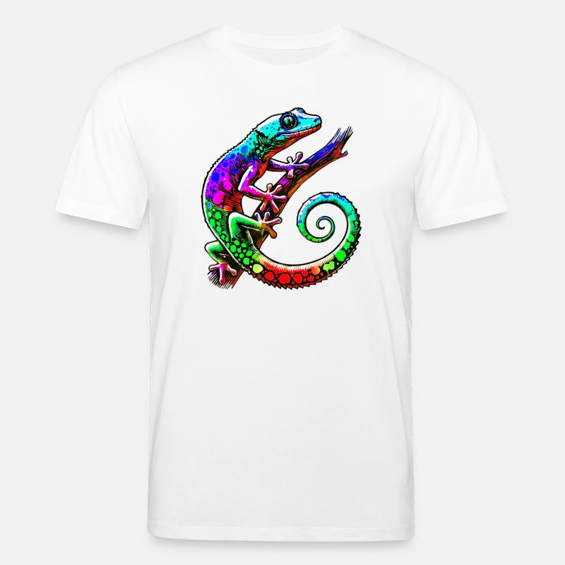 Gecko - T-shirt bio CREATOR Stanley/Stella Unisexe - blanc