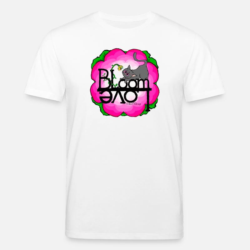 Frühling-Katze Spring Love - Stanley/Stella Unisex Bio-T-Shirt CREATOR  - Weiß