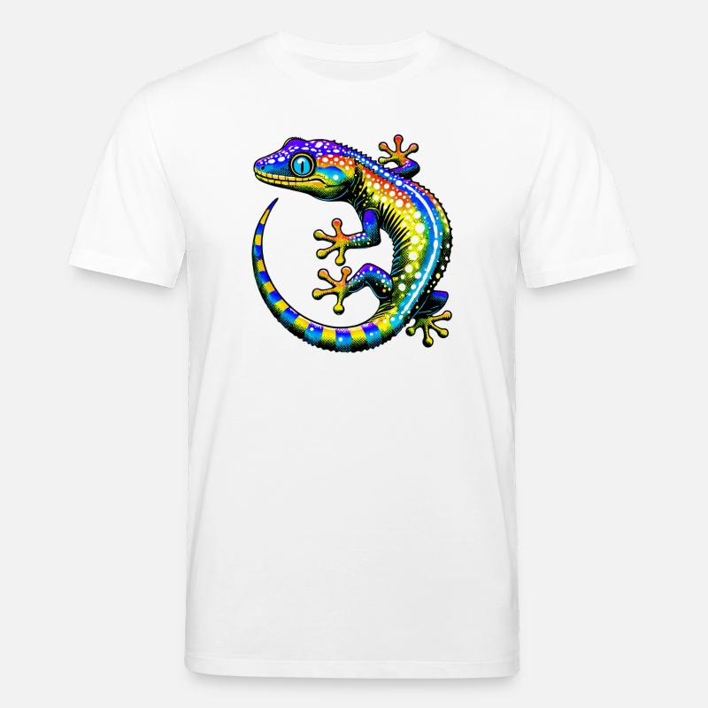 Gecko - Stanley/Stella Unisex Bio-T-Shirt CREATOR - Weiß