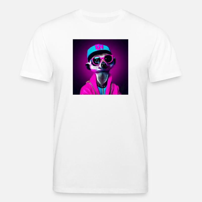 suricate, suricate humour, suricate rigolo - T-shirt bio CREATOR Stanley/Stella Unisexe - blanc