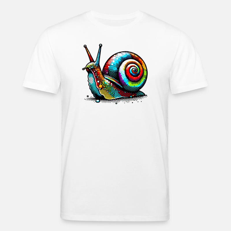 Escargot - T-shirt bio CREATOR Stanley/Stella Unisexe - blanc