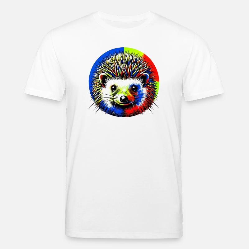 Igel - Stanley/Stella Unisex Bio-T-Shirt CREATOR  - Weiß