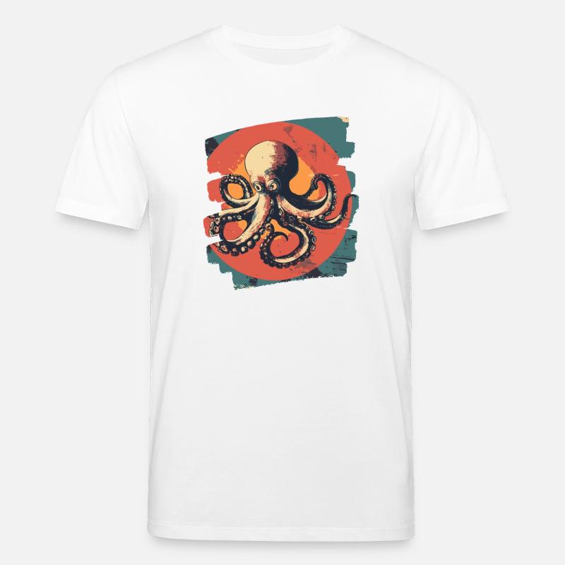 Octopus Octopus - Stanley/Stella CREATOR Unisex Organic T-Shirt - white