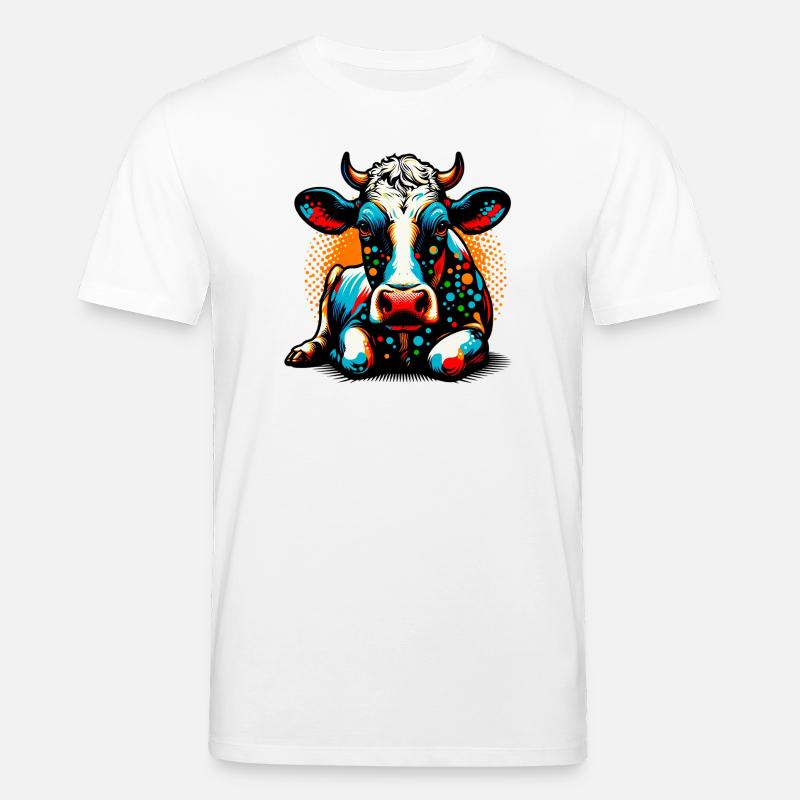Kuh - Stanley/Stella Unisex Bio-T-Shirt CREATOR  - Weiß