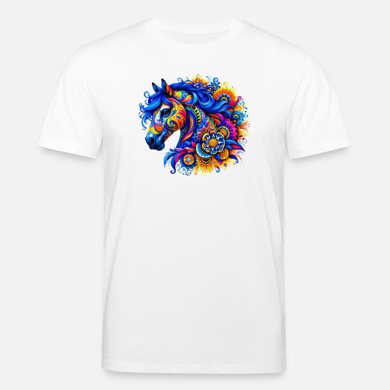 Pferd - Stanley/Stella Unisex Bio-T-Shirt CREATOR  - Weiß