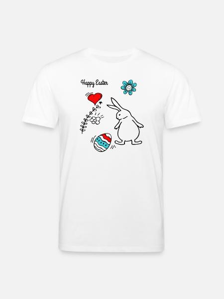 Happy Easter - Stanley/Stella Unisex Bio-T-Shirt CREATOR - Weiß