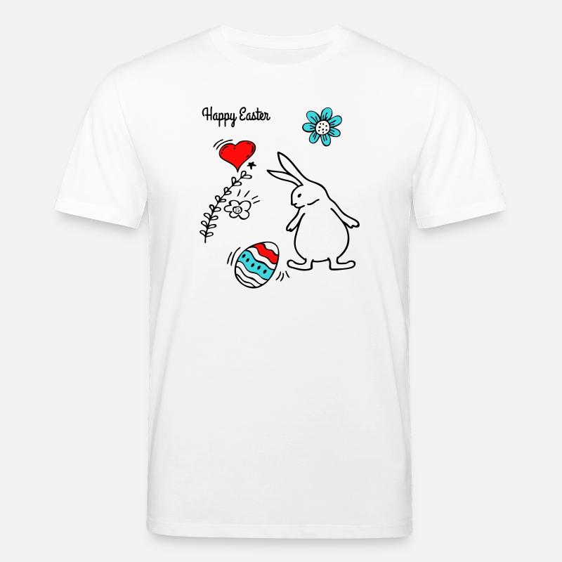 Happy Easter - Stanley/Stella Unisex Bio-T-Shirt CREATOR  - Weiß