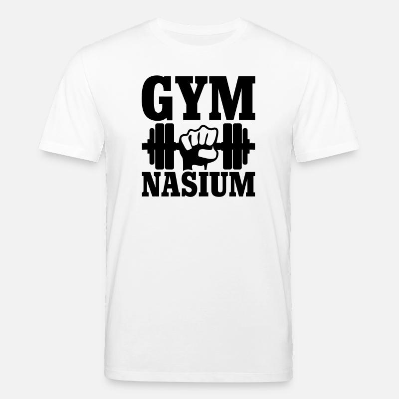 GYM Nasium - Workout - Stanley/Stella Unisex Bio-T-Shirt CREATOR  - Weiß