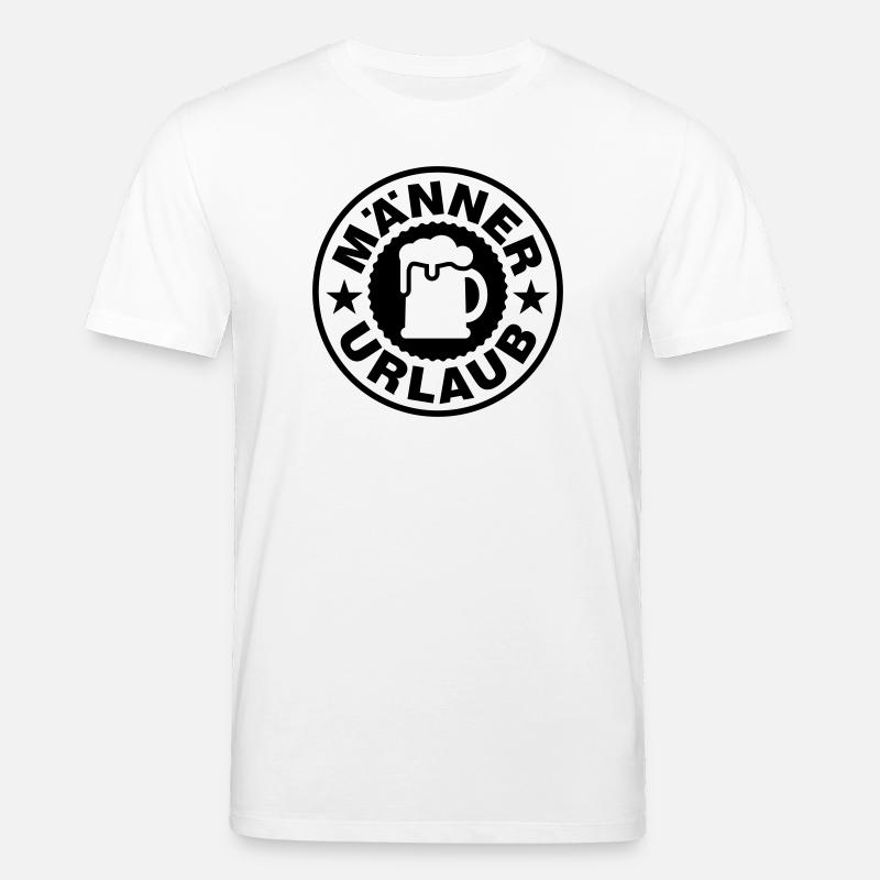 Männer Urlaub Bier - Stanley/Stella Unisex Bio-T-Shirt CREATOR  - Weiß