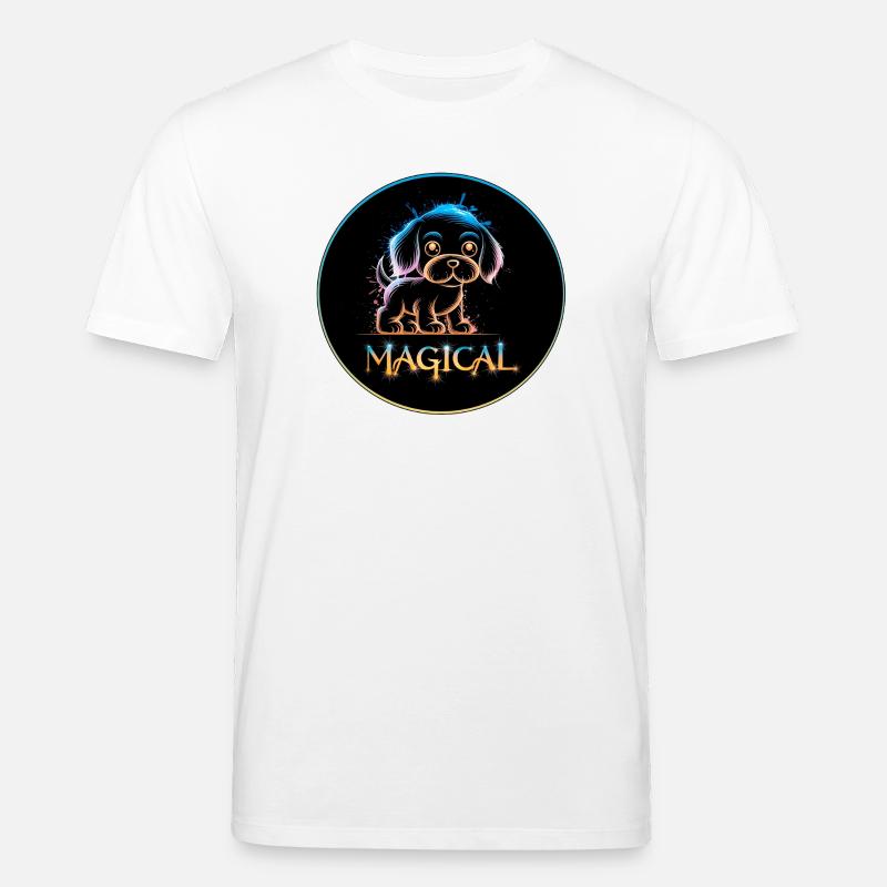 Magisches Hündchen - Stanley/Stella Unisex Bio-T-Shirt CREATOR  - Weiß