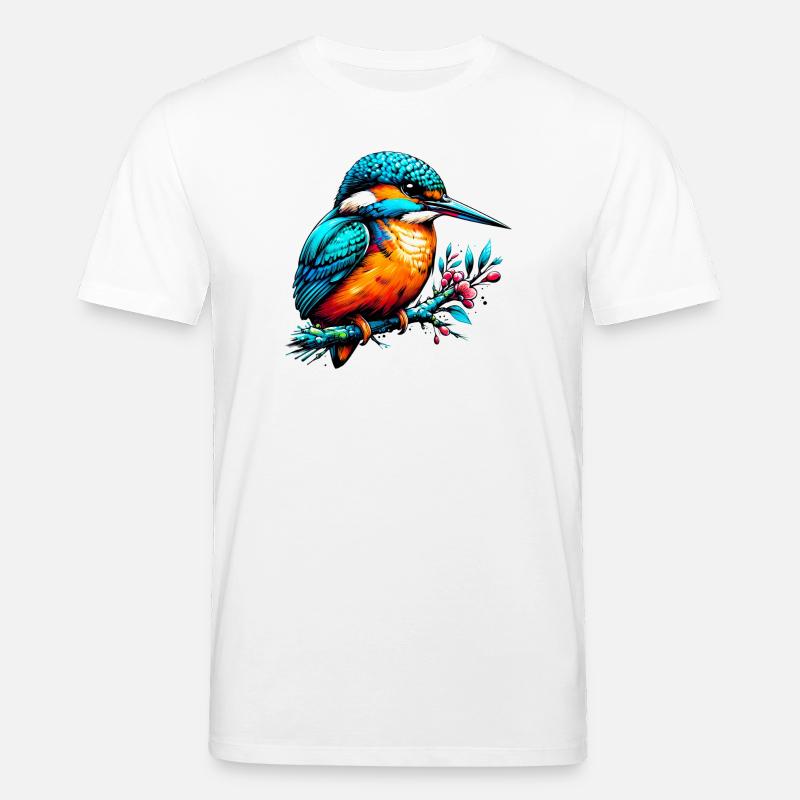 Eisvogel - Stanley/Stella Unisex Bio-T-Shirt CREATOR  - Weiß