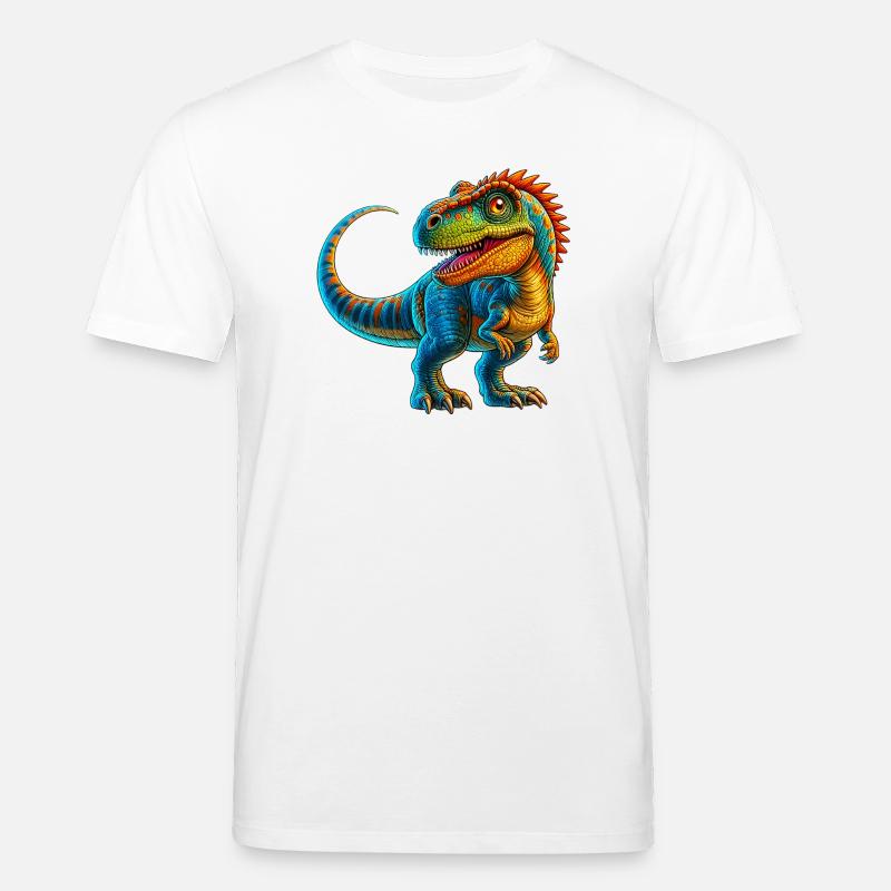 Dinosaurier - Stanley/Stella Unisex Bio-T-Shirt CREATOR  - Weiß